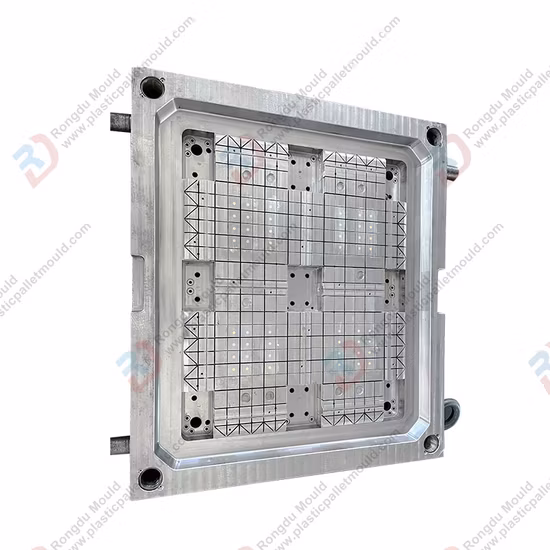 1100*1100*120 ミリメートルライト積み重ね可能な包装 9 フィート/脚リサイクルプラスチック射出パレット金型